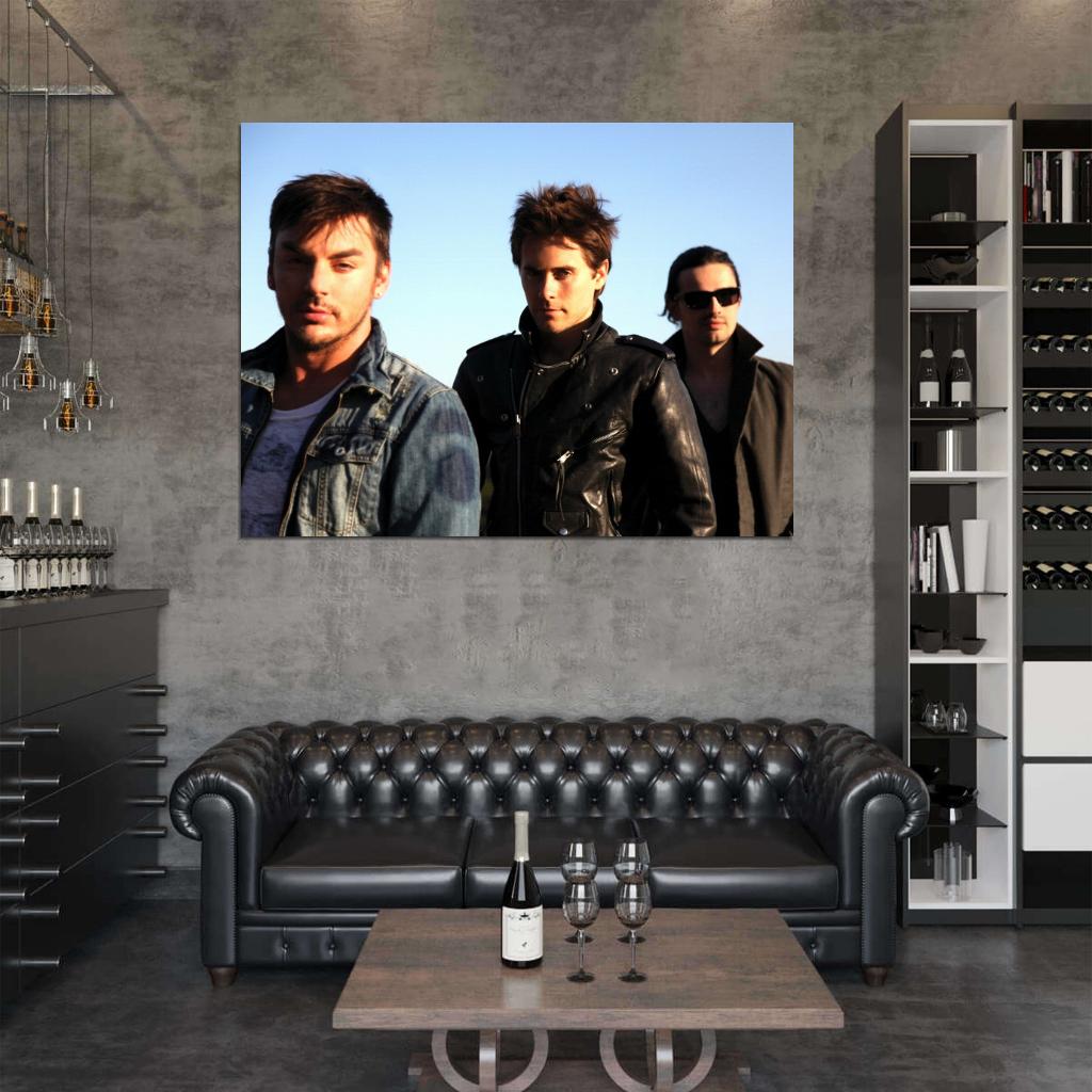 30 Seconds to Mars Jared Shannon Tomo Rare Rock Band Wall Art Print Poster