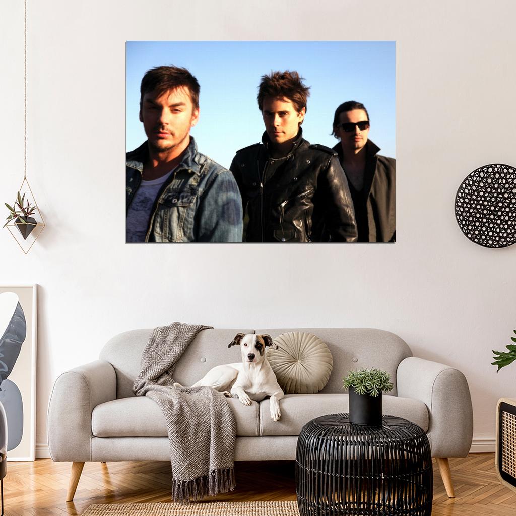 30 Seconds to Mars Jared Shannon Tomo Rare Rock Band Wall Art Print Poster