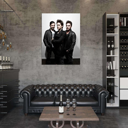30 Seconds to Mars Jared Shannon Leto Tomo Rock Band Wall Art Print Poster