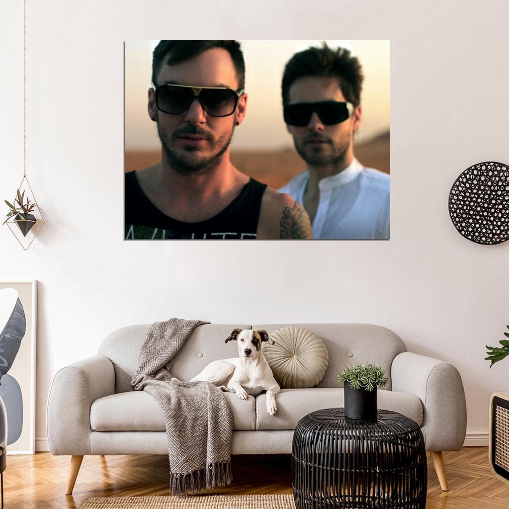 30 Seconds to Mars Shannon Jared Leto Rare Rock Band Wall Art Print Poster