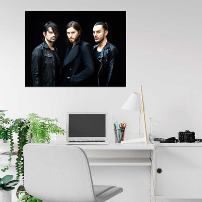 30 Seconds to Mars Jared Shannon Leto Tomo Milicevic Wall Art Print Poster