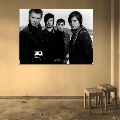 30 Seconds to Mars Jared Leto Tomo Matt Wachter Wall Art Print Poster