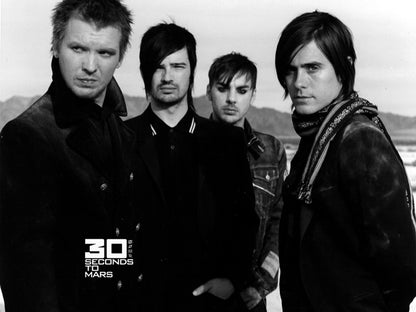 30 Seconds to Mars Jared Leto Tomo Matt Wachter Wall Art Print Poster