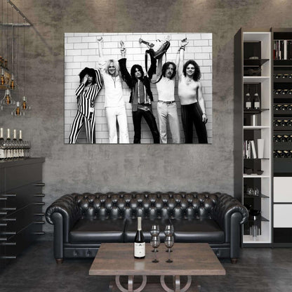 Aerosmith Steve Tyler Perry Hamilton Tabano Young Wall Art Print Poster