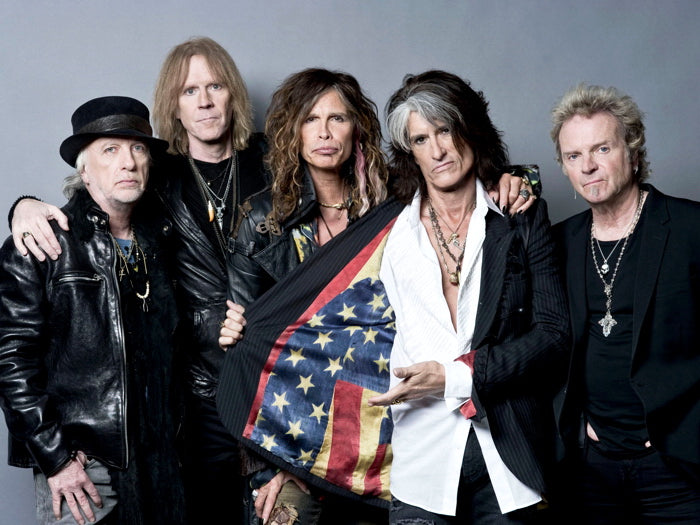 Aerosmith Steven Tyler Awesome USA Flag Retro Band Wall Art Print Poster