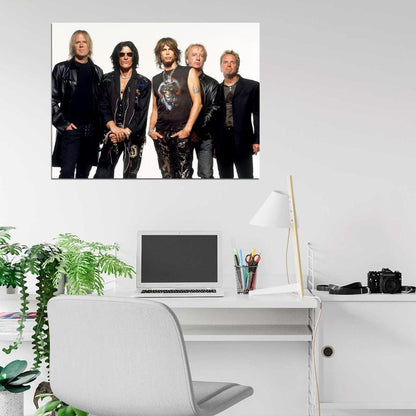 Aerosmith Tyler Tom Hamilton Brad Whitford Joey Kramer Wall Art Print Poster