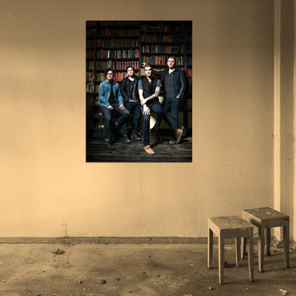 American Authors Barnett Shelley Rublin Sanchez Band Wall Art Print Poster