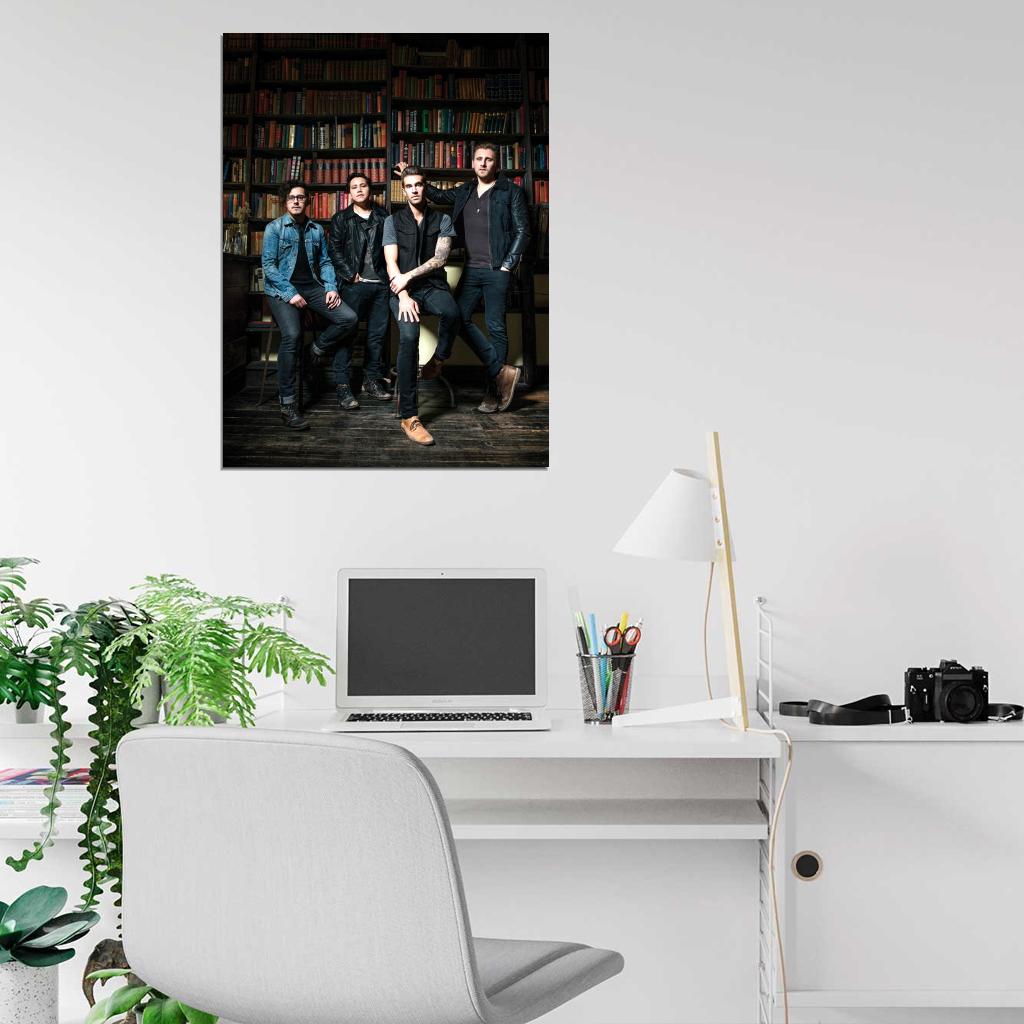 American Authors Barnett Shelley Rublin Sanchez Band Wall Art Print Poster