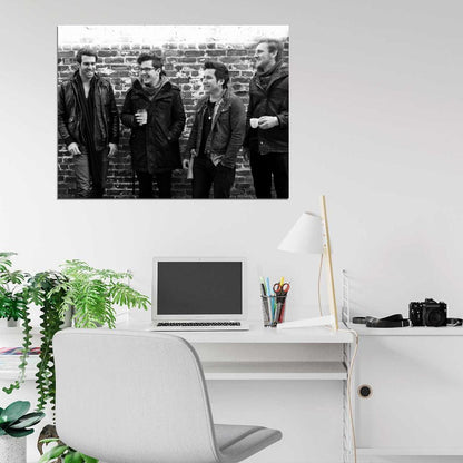 American Authors BW Zac Barnett Music Rock Band Wall Art Print Poster