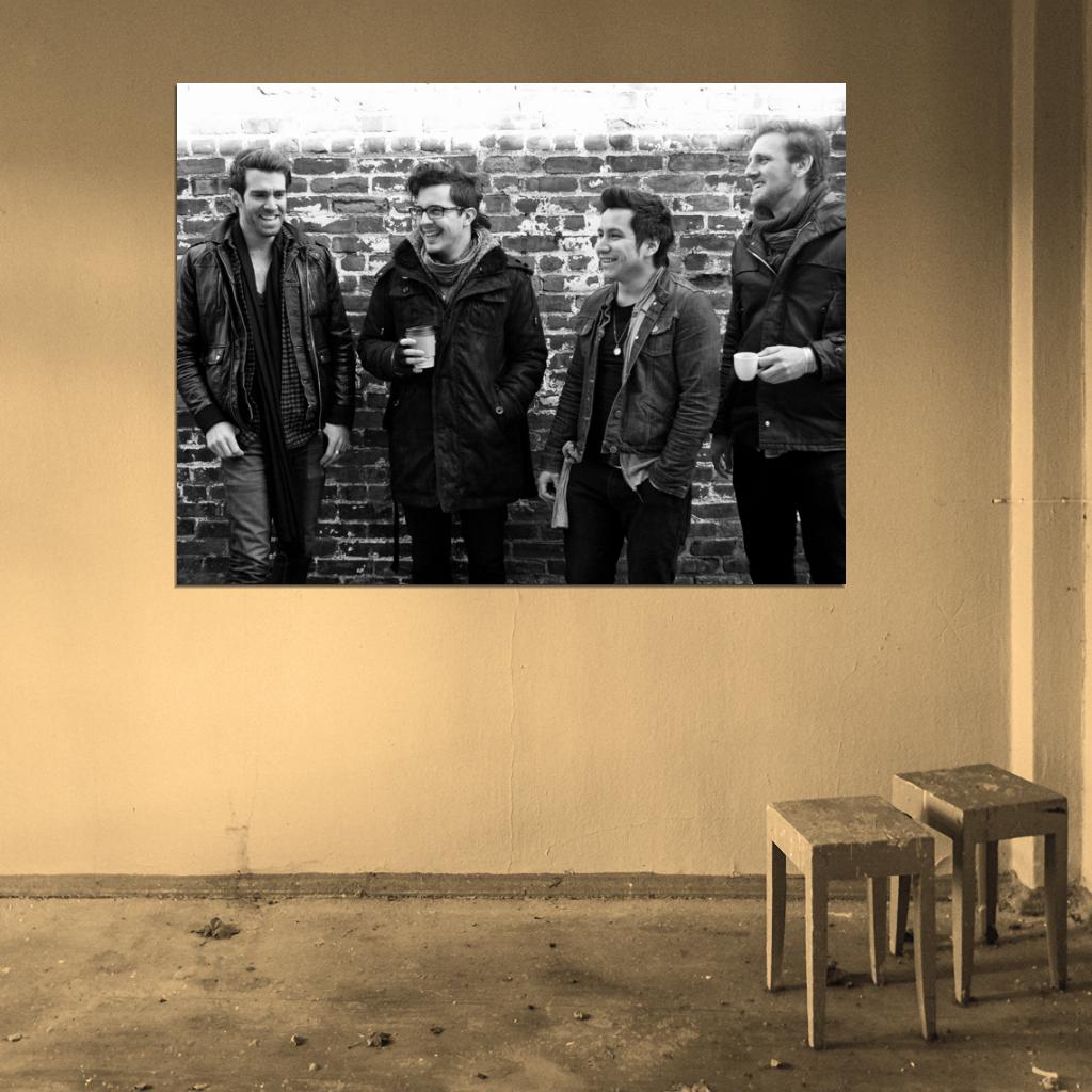 American Authors BW Zac Barnett Music Rock Band Wall Art Print Poster