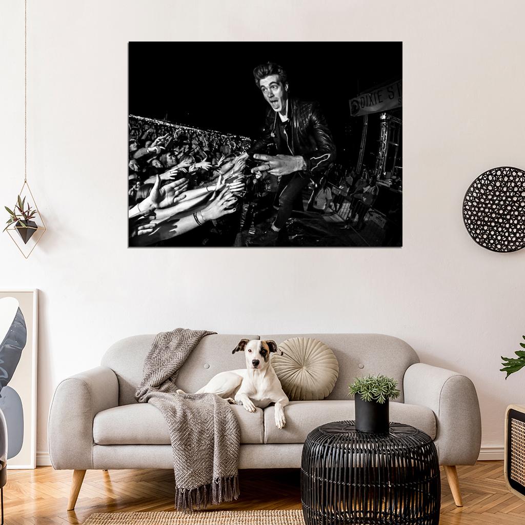 American Authors BW Zac Barnett Stage Music Rock Band Wall Art Print Poster