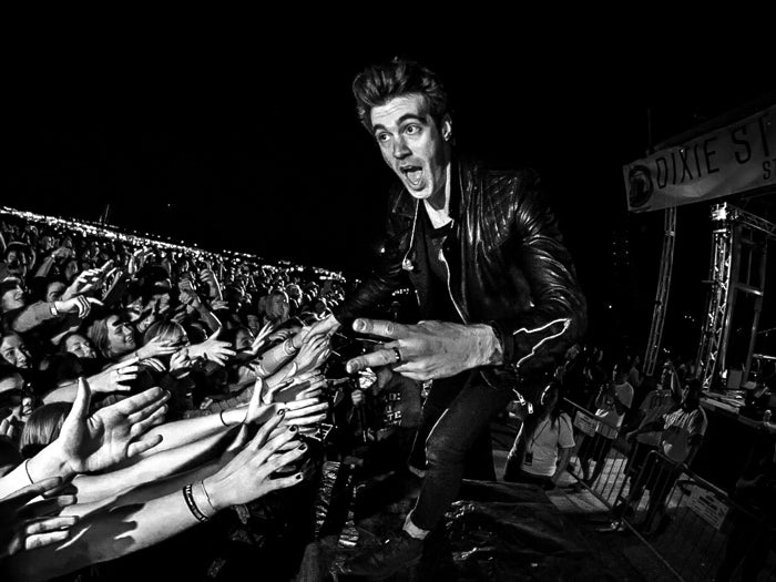 American Authors BW Zac Barnett Stage Music Rock Band Wall Art Print Poster