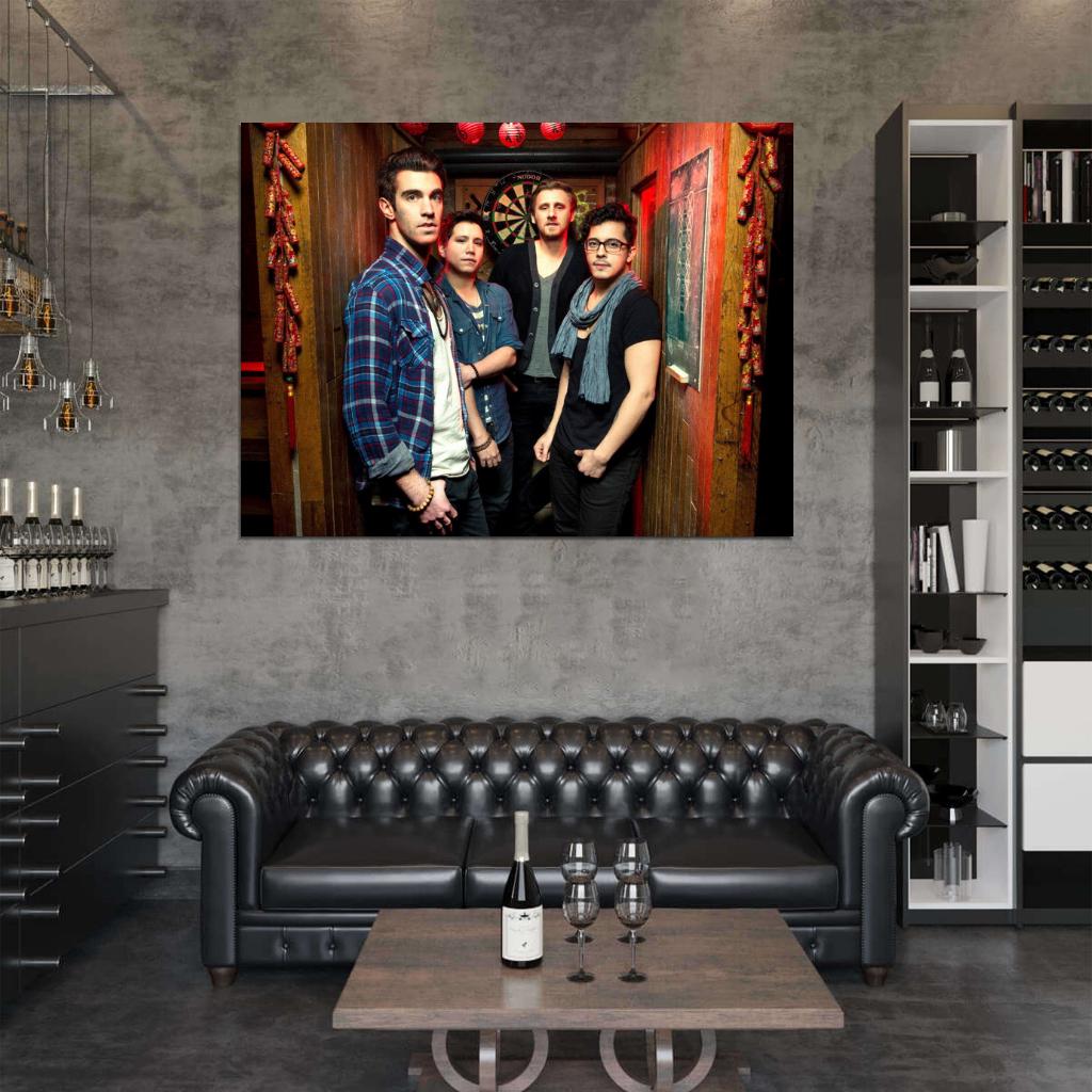 American Authors Zac Barnett James Adam Shelley Band Wall Art Print Poster