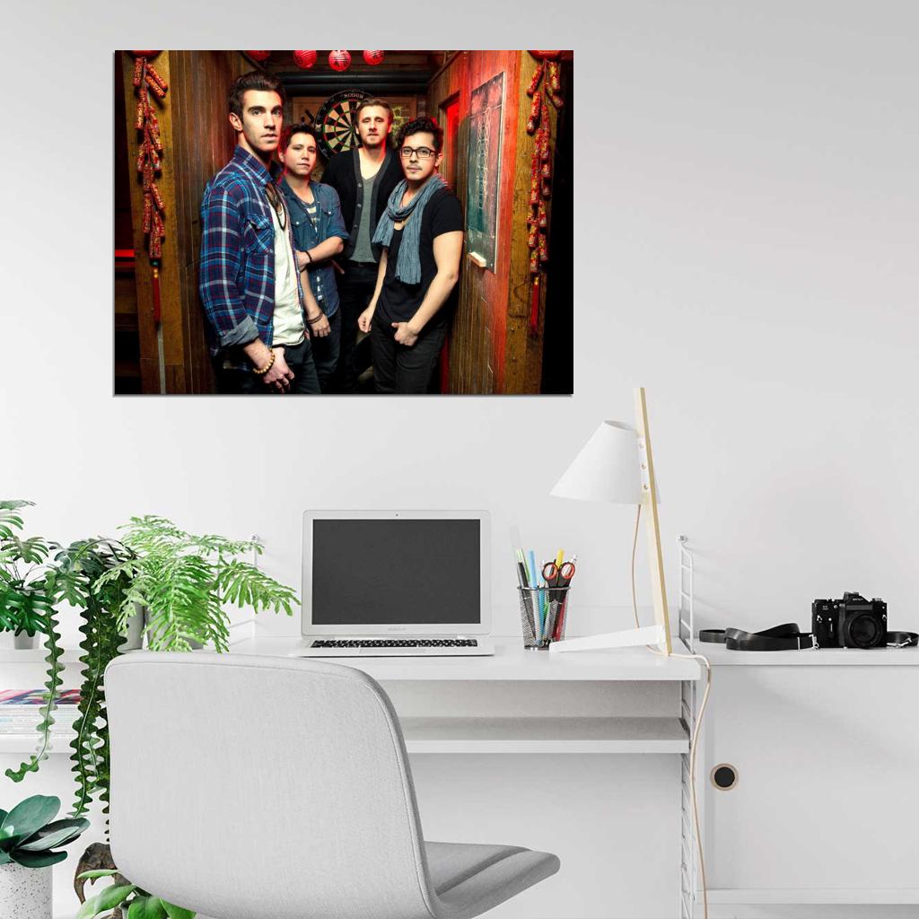 American Authors Zac Barnett James Adam Shelley Band Wall Art Print Poster