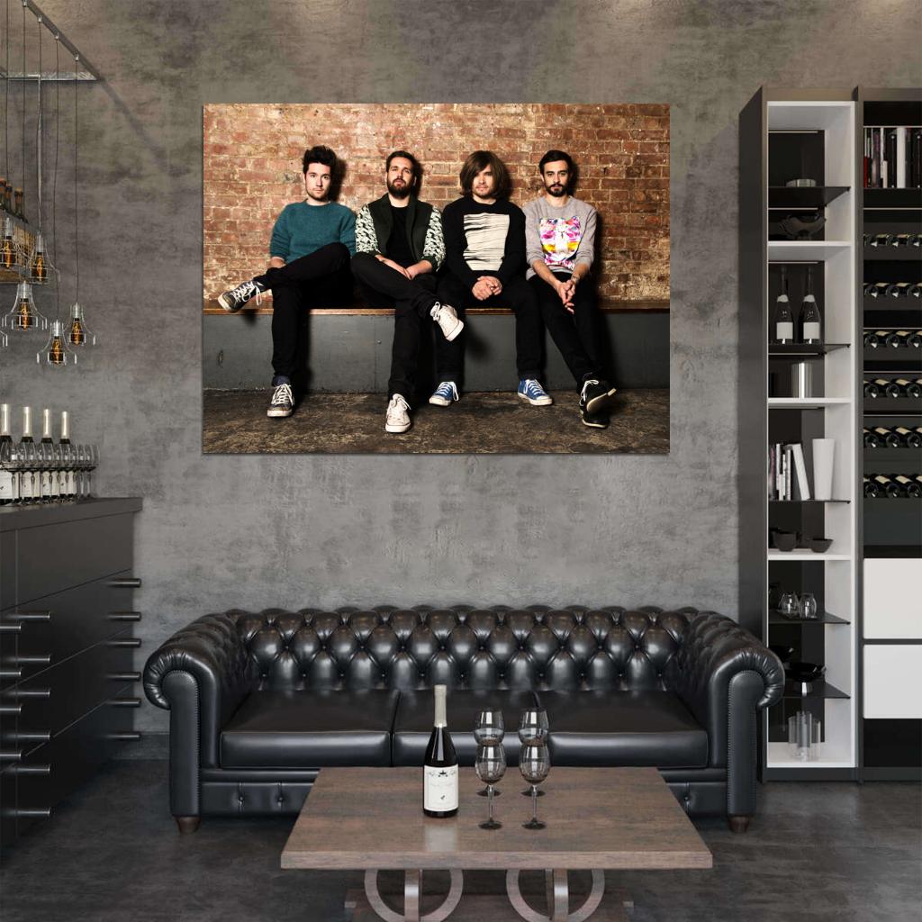 Bastille Dan Smith Farquarson Wood Simmons Rock Band Wall Art Print Poster