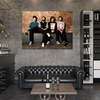 Bastille Dan Smith Farquarson Wood Simmons Rock Band Wall Art Print Poster