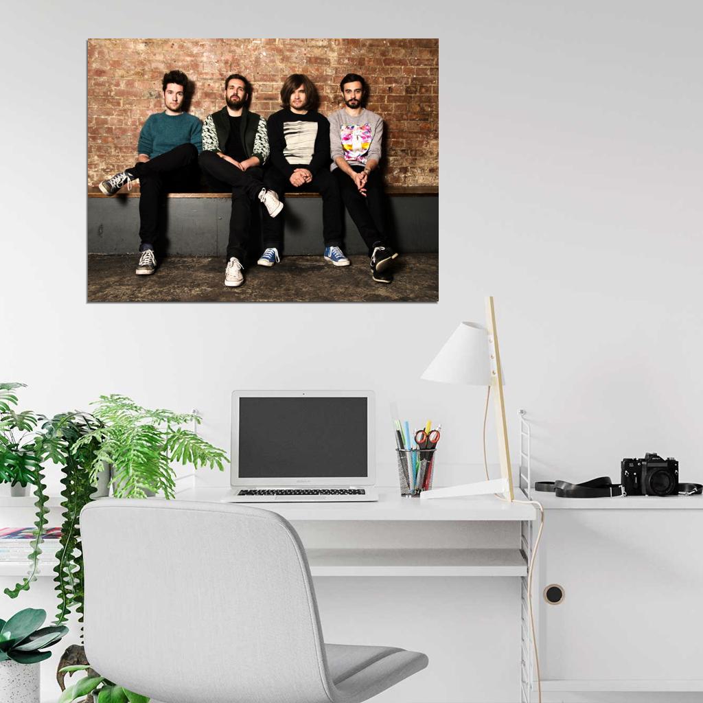 Bastille Dan Smith Farquarson Wood Simmons Rock Band Wall Art Print Poster