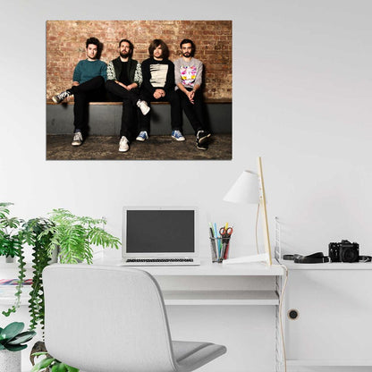 Bastille Dan Smith Farquarson Wood Simmons Rock Band Wall Art Print Poster