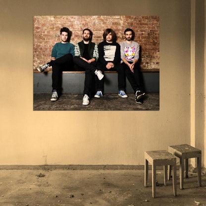 Bastille Dan Smith Farquarson Wood Simmons Rock Band Wall Art Print Poster