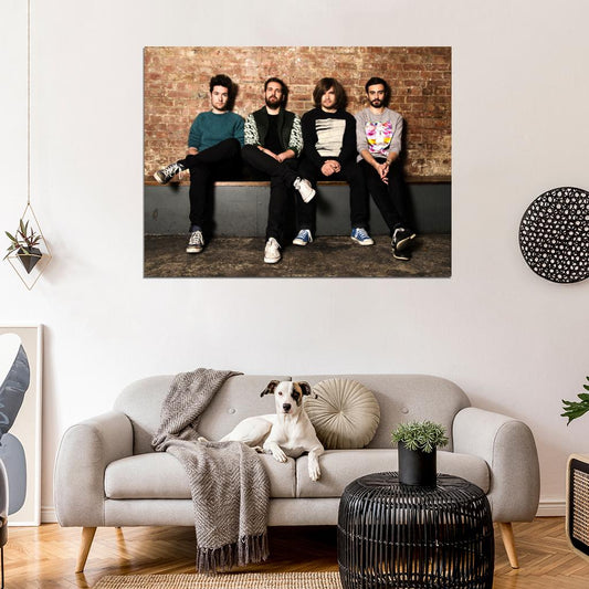Bastille Dan Smith Farquarson Wood Simmons Rock Band Wall Art Print Poster