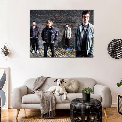 Bastille Will Farquarson Wood Simmons Smith Rock Band Wall Art Print Poster