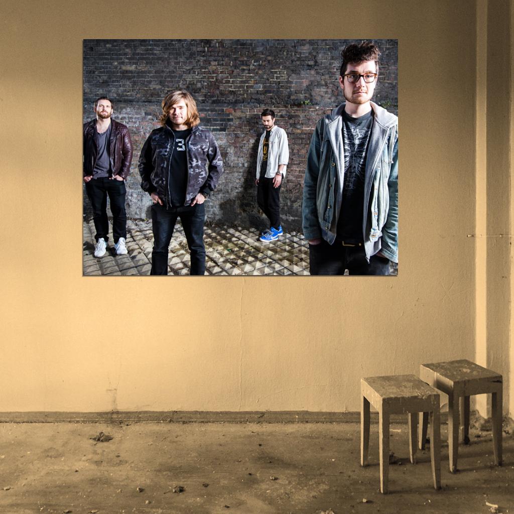 Bastille Will Farquarson Wood Simmons Smith Rock Band Wall Art Print Poster