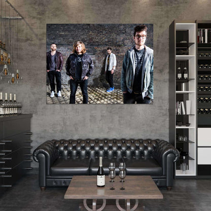 Bastille Will Farquarson Wood Simmons Smith Rock Band Wall Art Print Poster