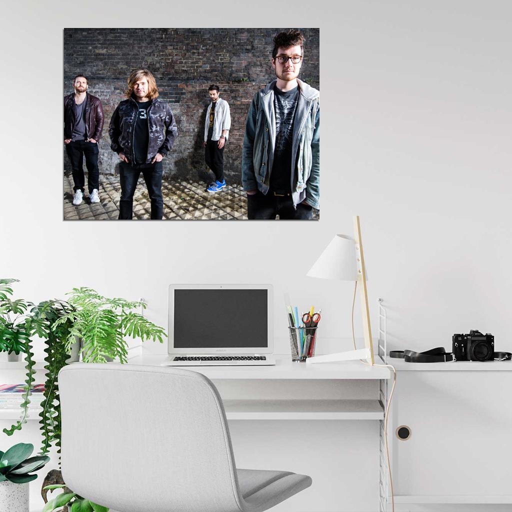 Bastille Will Farquarson Wood Simmons Smith Rock Band Wall Art Print Poster