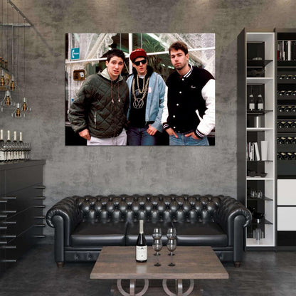 Beastie Boys Young Ad-Rock Berry Yauch Retro Band Wall Art Print Poster