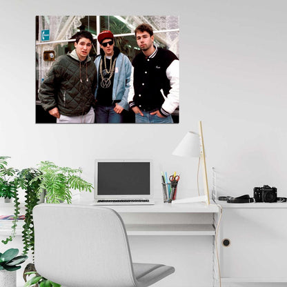 Beastie Boys Young Ad-Rock Berry Yauch Retro Band Wall Art Print Poster