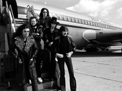 Deep Purple Amazing BW Retro Hard Rock Heavy Metal Wall Art Print Poster