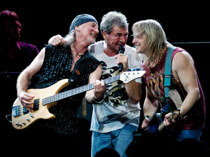 Deep Purple Roger Glover Ian Gillan Steve Morse Stage Wall Art Print Poster