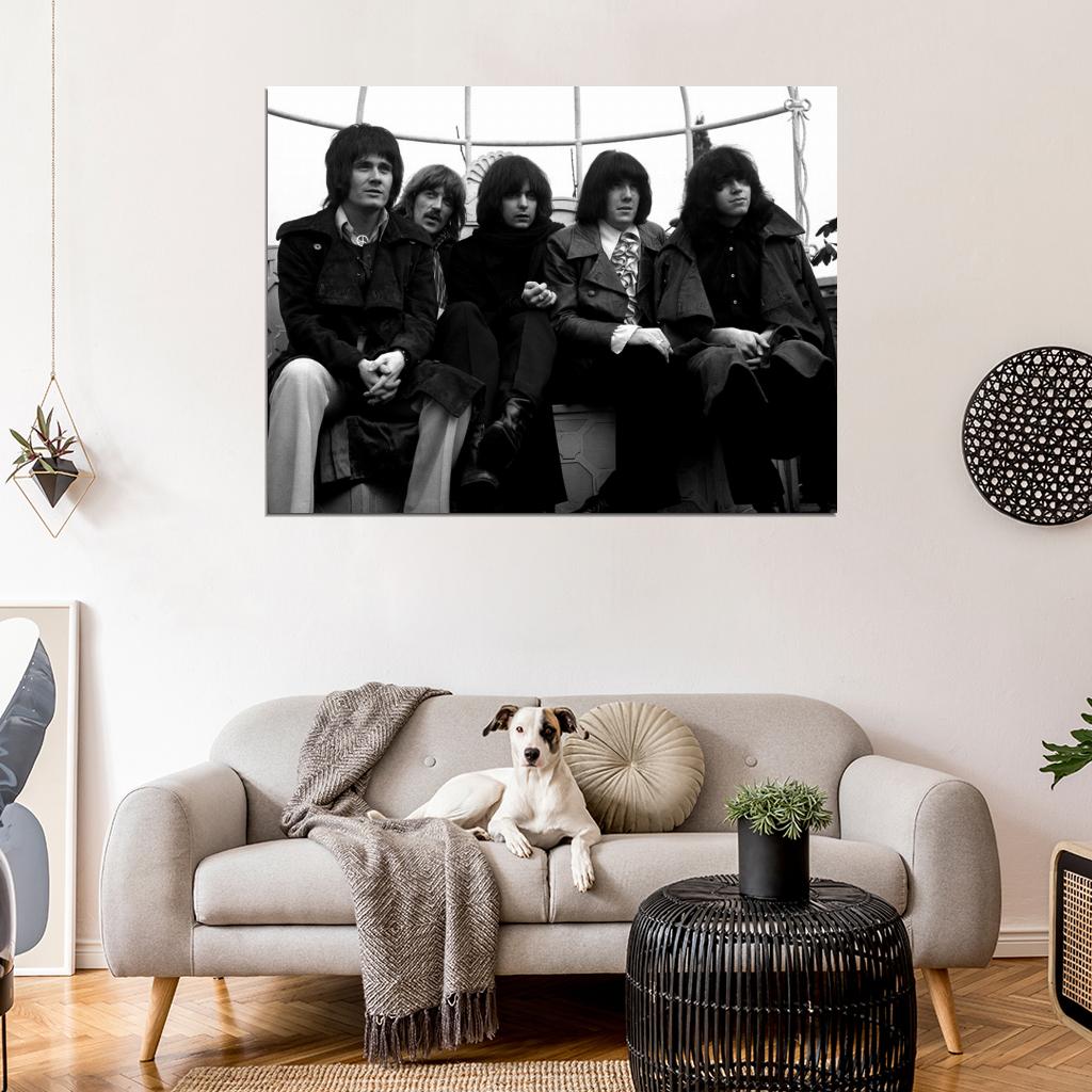 Deep Purple Retro Evans Lord Blackmore Simper Paice Wall Art Print Poster