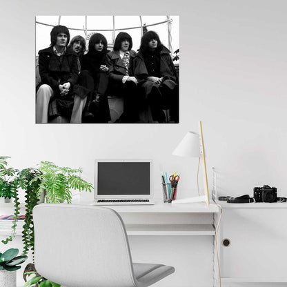 Deep Purple Retro Evans Lord Blackmore Simper Paice Wall Art Print Poster