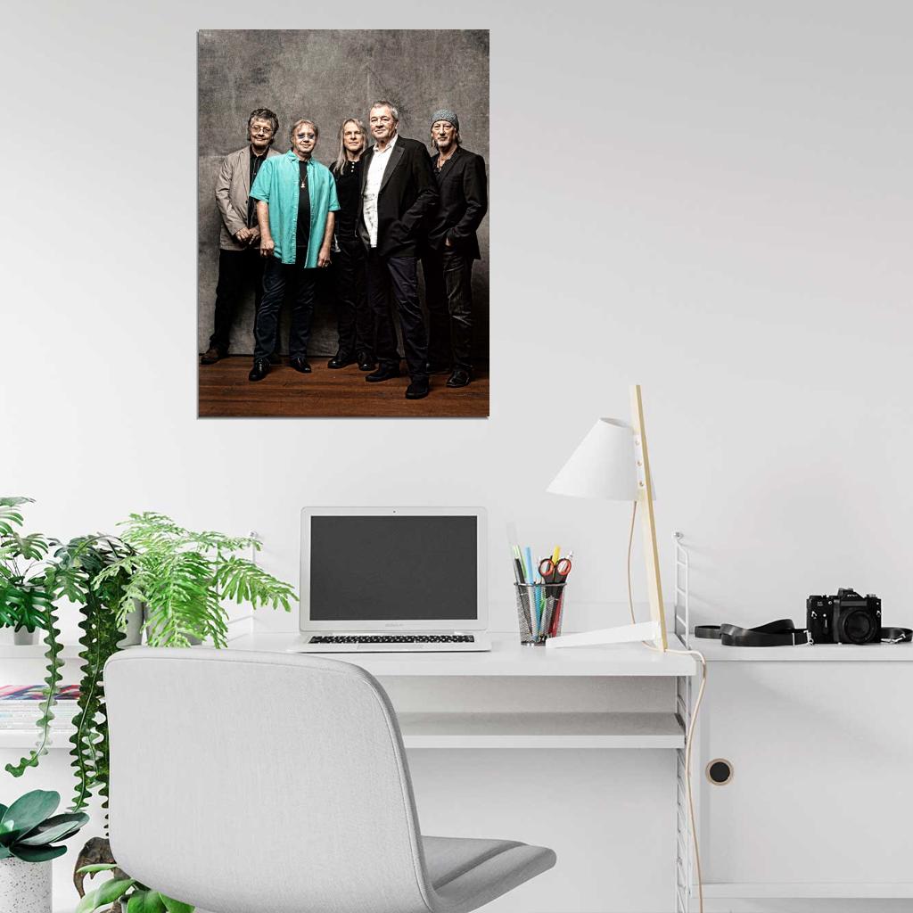 Deep Purple Incredible Hard Rock Heavy Metal Band Wall Art Print Poster