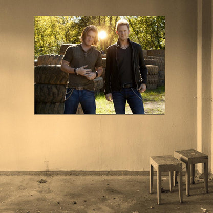 Florida Georgia Line Tyler Hubbard Brian Kelley Wall Art Print Poster