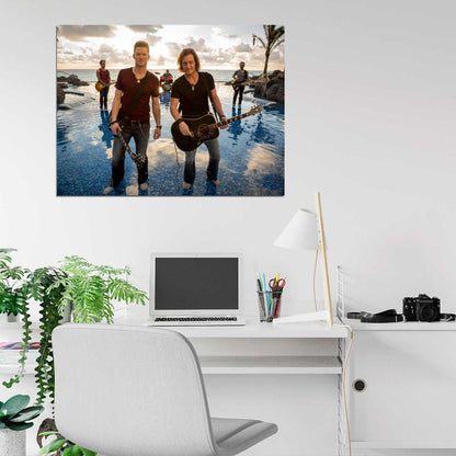 Florida Georgia Line Brian Kelley Tyler Hubbard Band Wall Art Print Poster