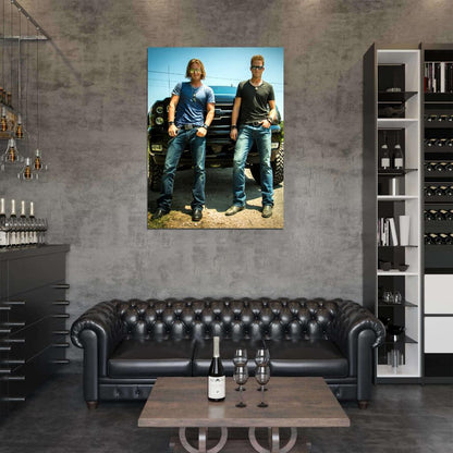 Florida Georgia Line Tyler Hubbard Brian Kelley Wall Art Print Poster