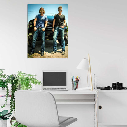 Florida Georgia Line Tyler Hubbard Brian Kelley Wall Art Print Poster
