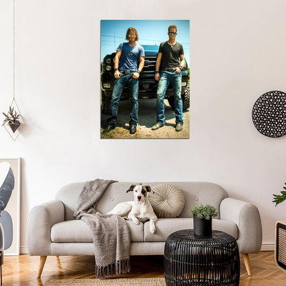 Florida Georgia Line Tyler Hubbard Brian Kelley Wall Art Print Poster