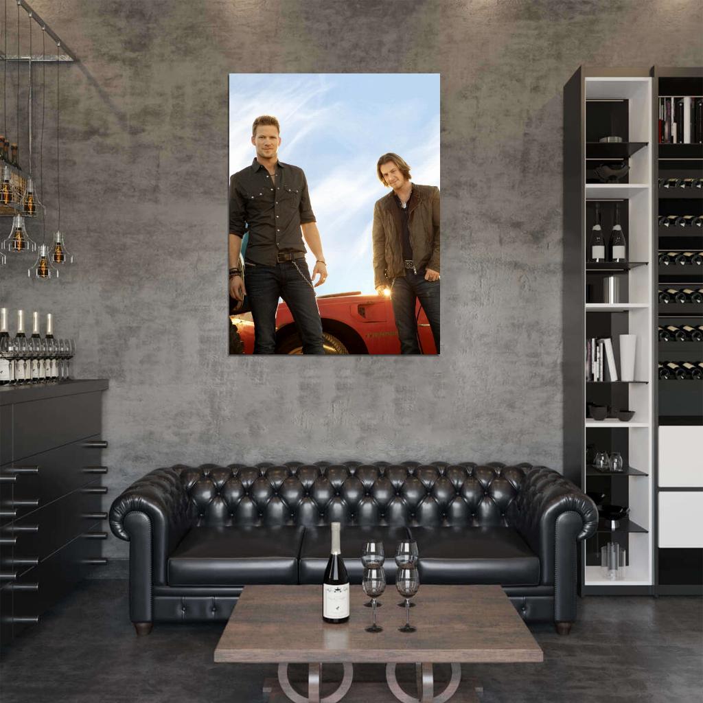 Florida Georgia Line Brian Kelley Tyler Hubbard Music Wall Art Print Poster