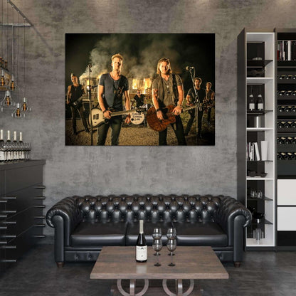 Florida Georgia Line Brian Kelley Tyler Hubbard Wall Art Print Poster