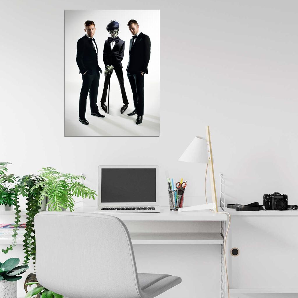 Gorillaz Damon Albarn Murdoc Niccals Jamie Hewlett Wall Art Print Poster