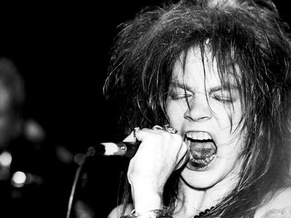 Guns n' Roses Axl Rose Singing Stage Hard Rock Band Wall Art Print Poster