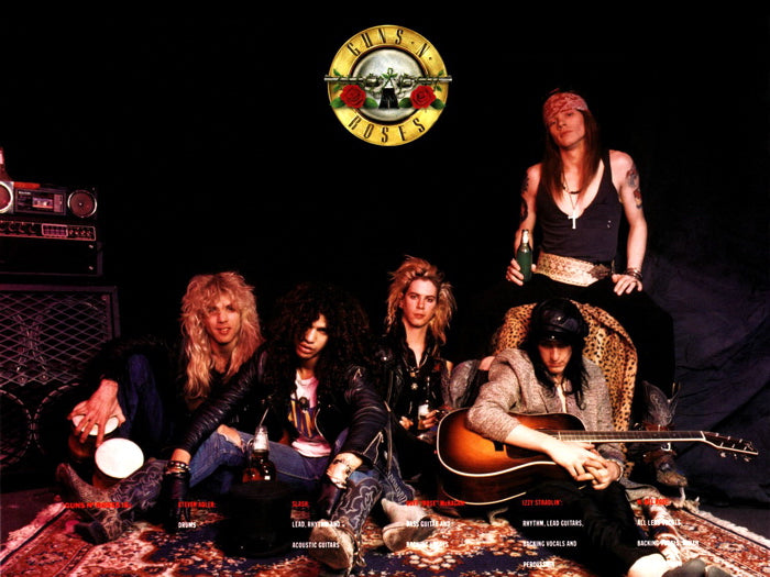 Guns n' Roses Adler Slash McKagan Stradlin Axl Rose Wall Art Print Poster