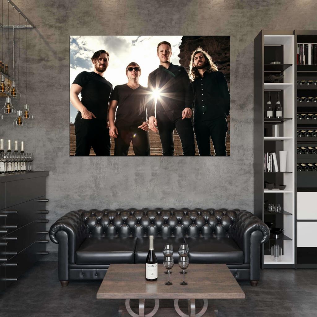 Imagine Dragons Platzman McKee Reynolds Sermon Band Wall Art Print Poster
