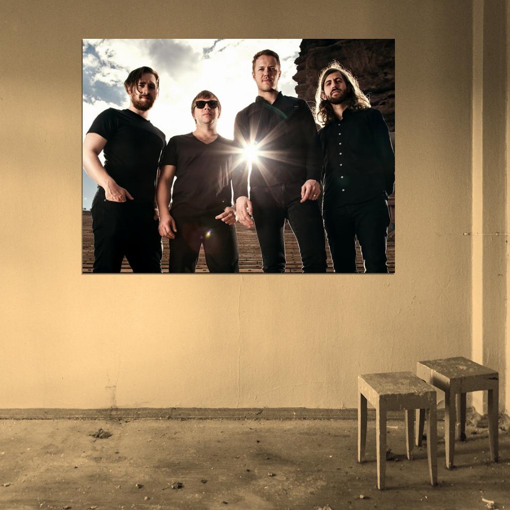 Imagine Dragons Platzman McKee Reynolds Sermon Band Wall Art Print Poster