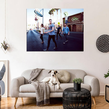 Imagine Dragons Wayne Sermon Dan Reynolds Rock Band Wall Art Print Poster