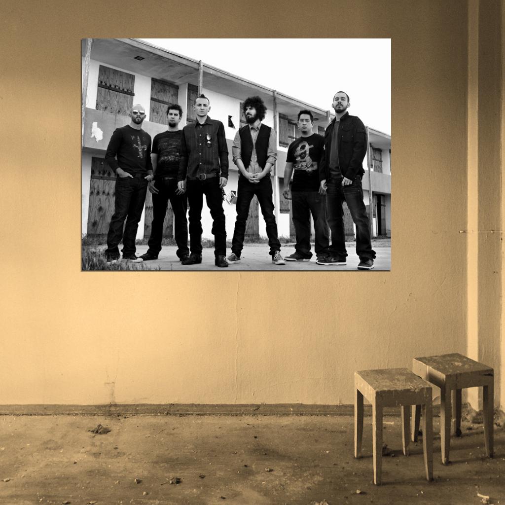 Linkin Park Farrell Bourdon Delson Hahn Shinoda Band Wall Art Print Poster
