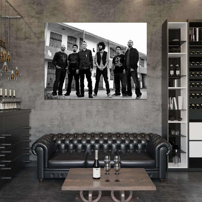 Linkin Park Farrell Bourdon Delson Hahn Shinoda Band Wall Art Print Poster